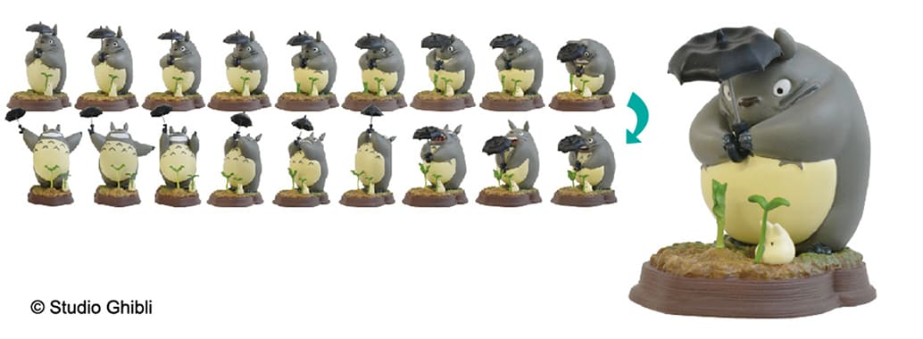スタジオジブリ トトロ 1/10コマ撮りコレクション 小トトロ 希少 1/10