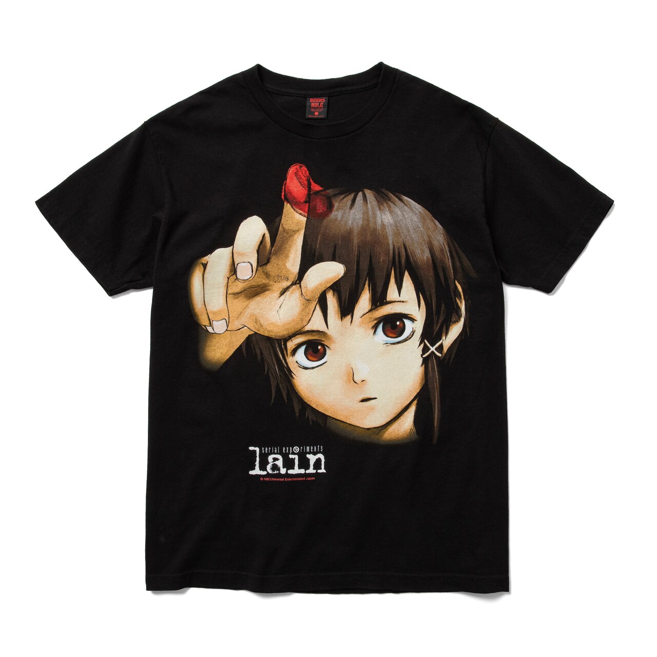 serial experiments lain × GEEKS RULE Tee serial experiments lain