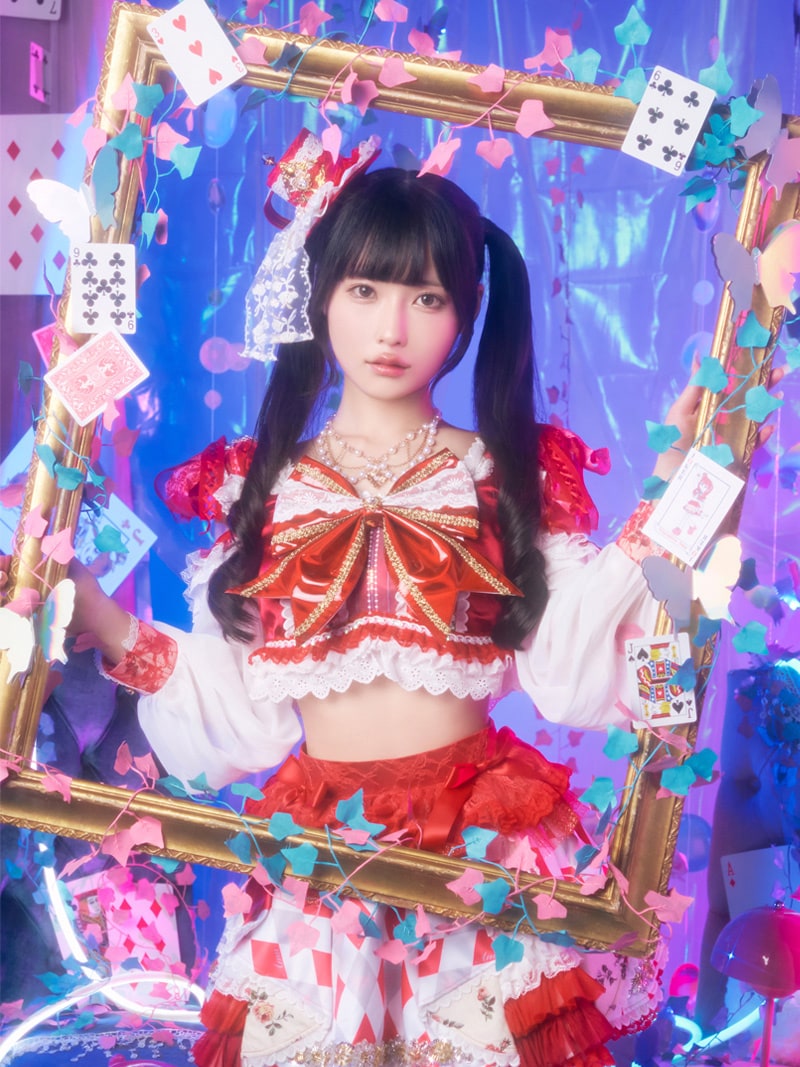 逃げ水あむ 生誕 フルグラフィックTシャツ Lサイズ きゅるりんってして