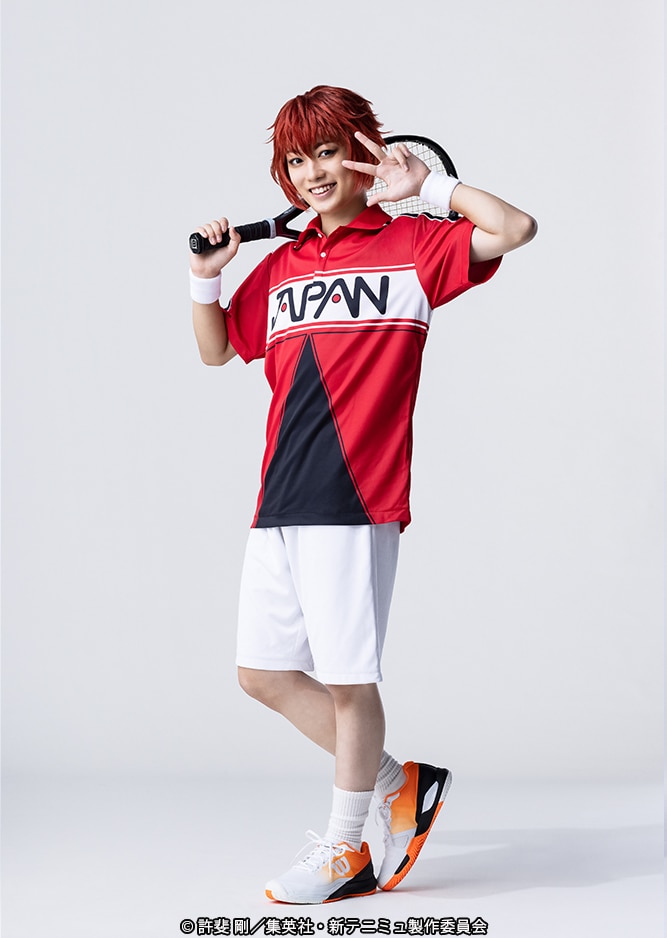 テニスの王子様 プレイボタン 丸井ブン太 川本光貴扮する丸井ブン太。 -