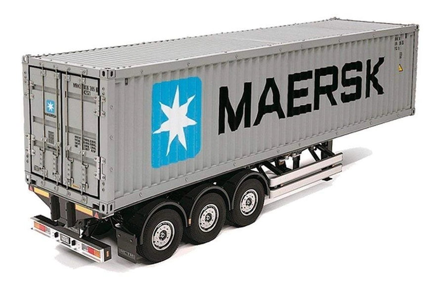 タミヤ 1/14 MAERSKコンテナトレーラー 1/14 Tamiya MAERSK 40-Foot