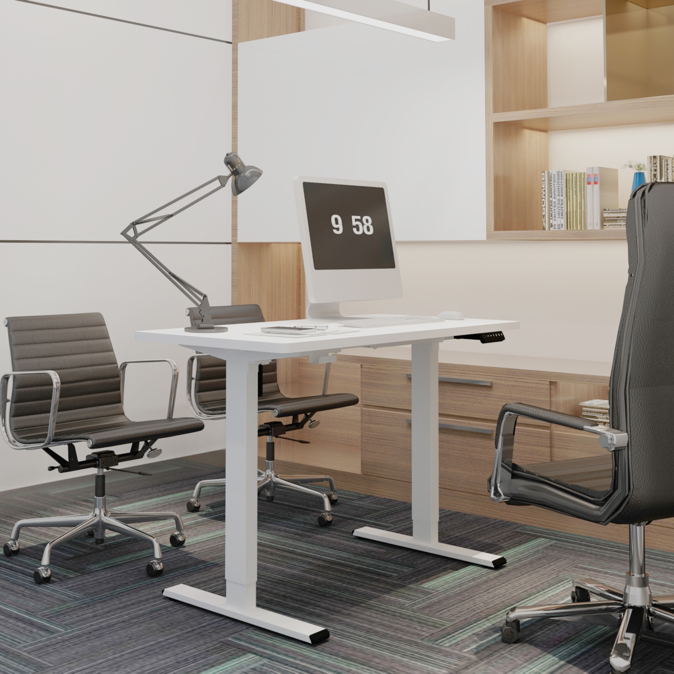 電動昇降式スタンディングデスク・テーブル（120cm） | オリジナル