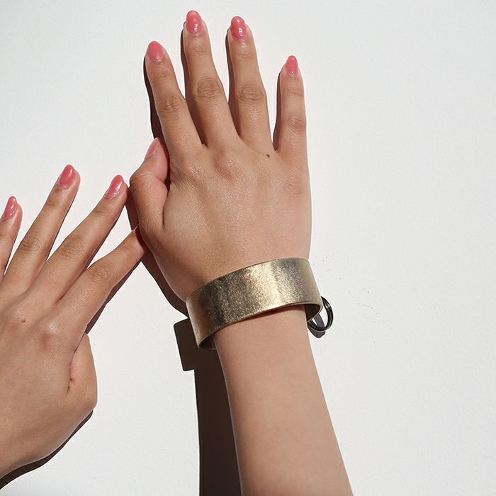 JEX005MS)EXITメタルバングル XS(10mm）-バイブレーション（マット