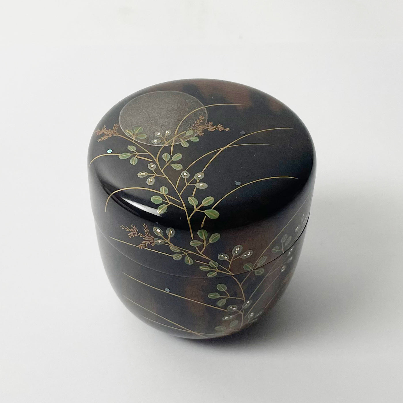 黒柿】蒔絵 中棗 （現品限り） – おかや木芸