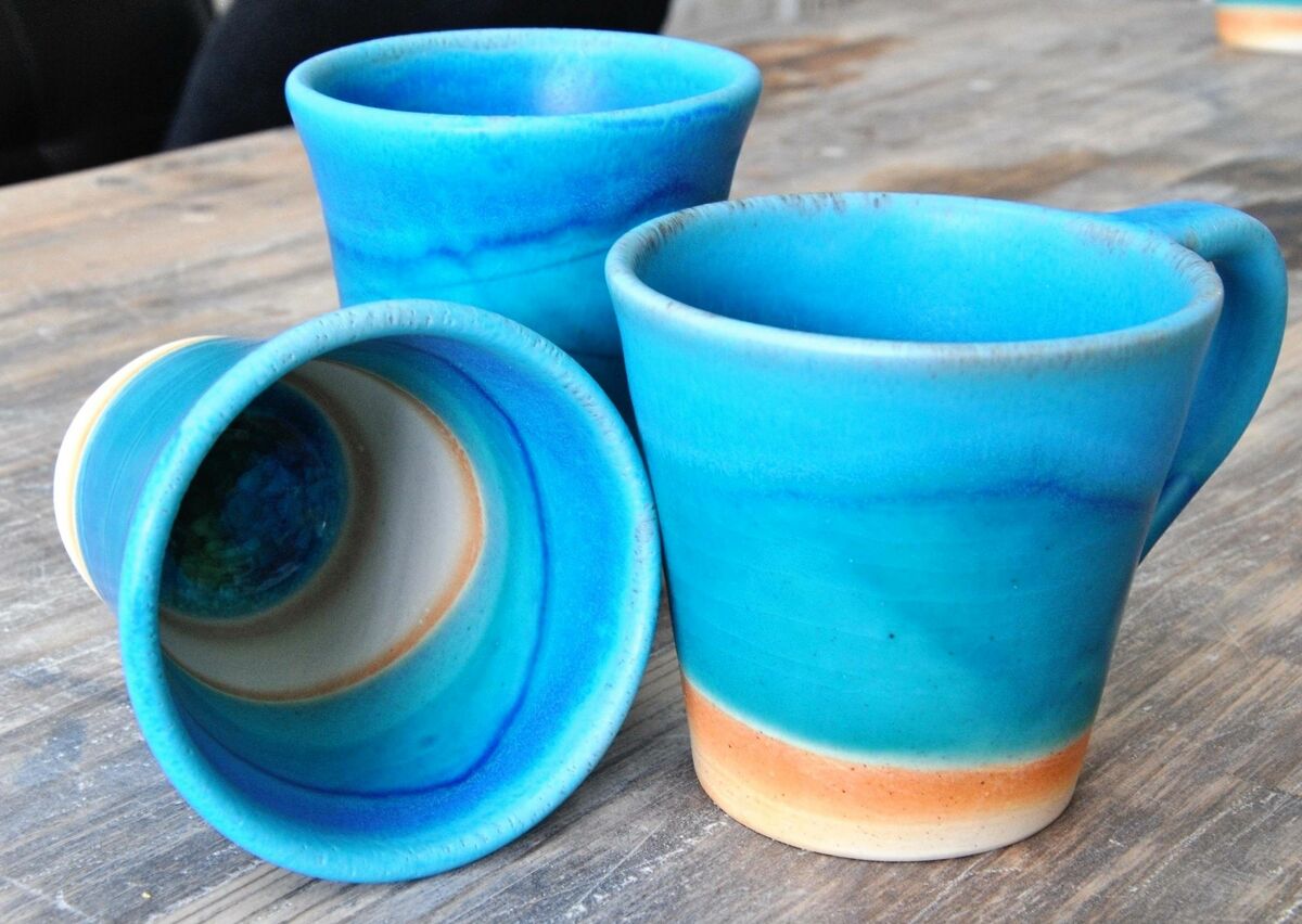 好評 やちむんブルー 石垣島 陶器 （#gala青い海春のやちむん市 猫