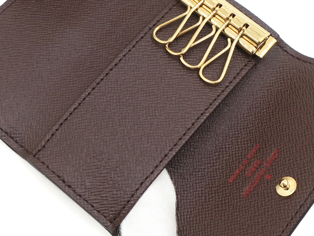 ルイヴィトン ダミエ エベヌ ミュルティクレ4 キーケース4連 N62631