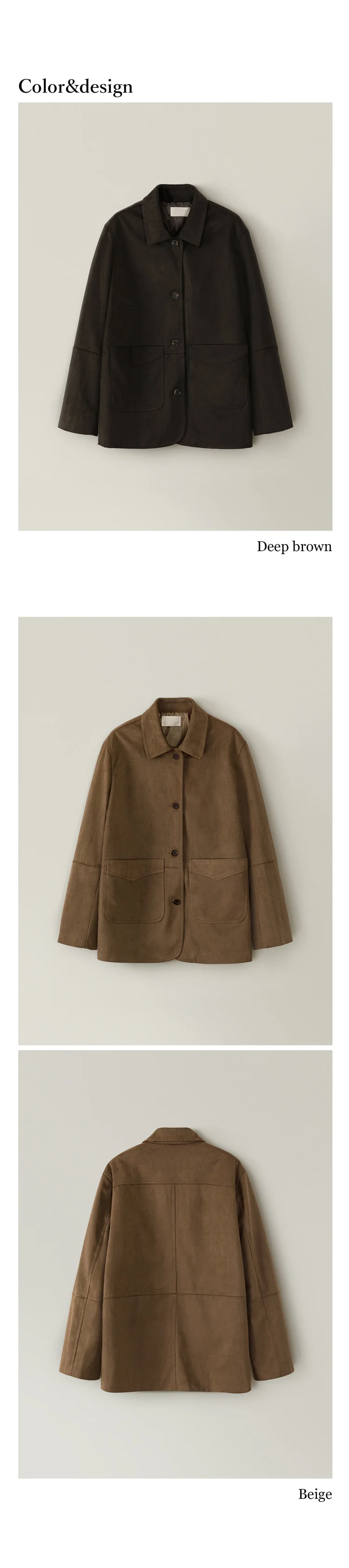 henry suede jacket | OHOTORO