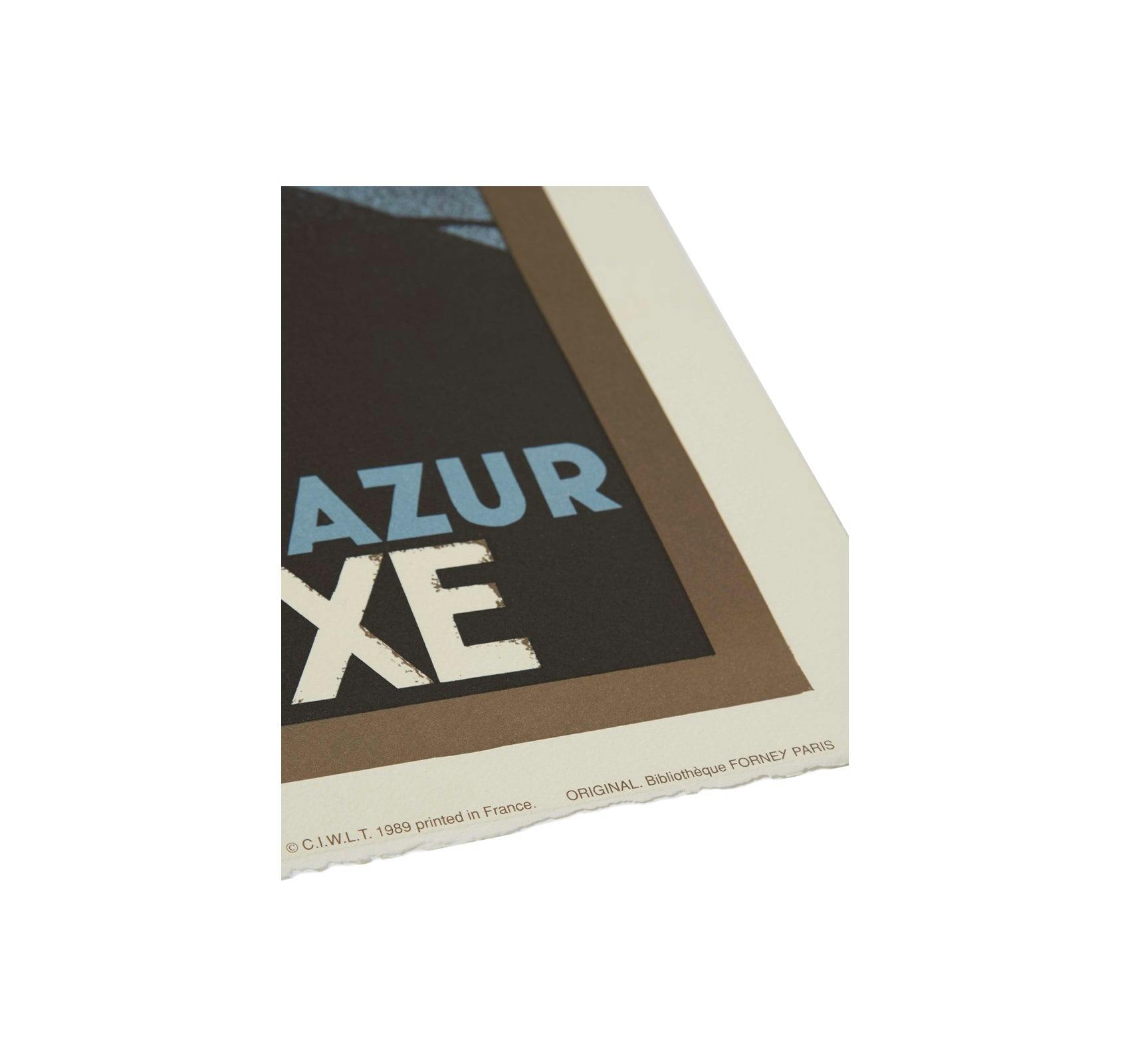 WAGONS-LITZ 'ROUTE BLEUE' POSTER [REPRODUCED EDITION]：アドルフ