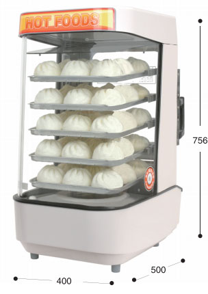 中華まんウォーマー(スチームマスター) 日本ヒーター MJ45業務用