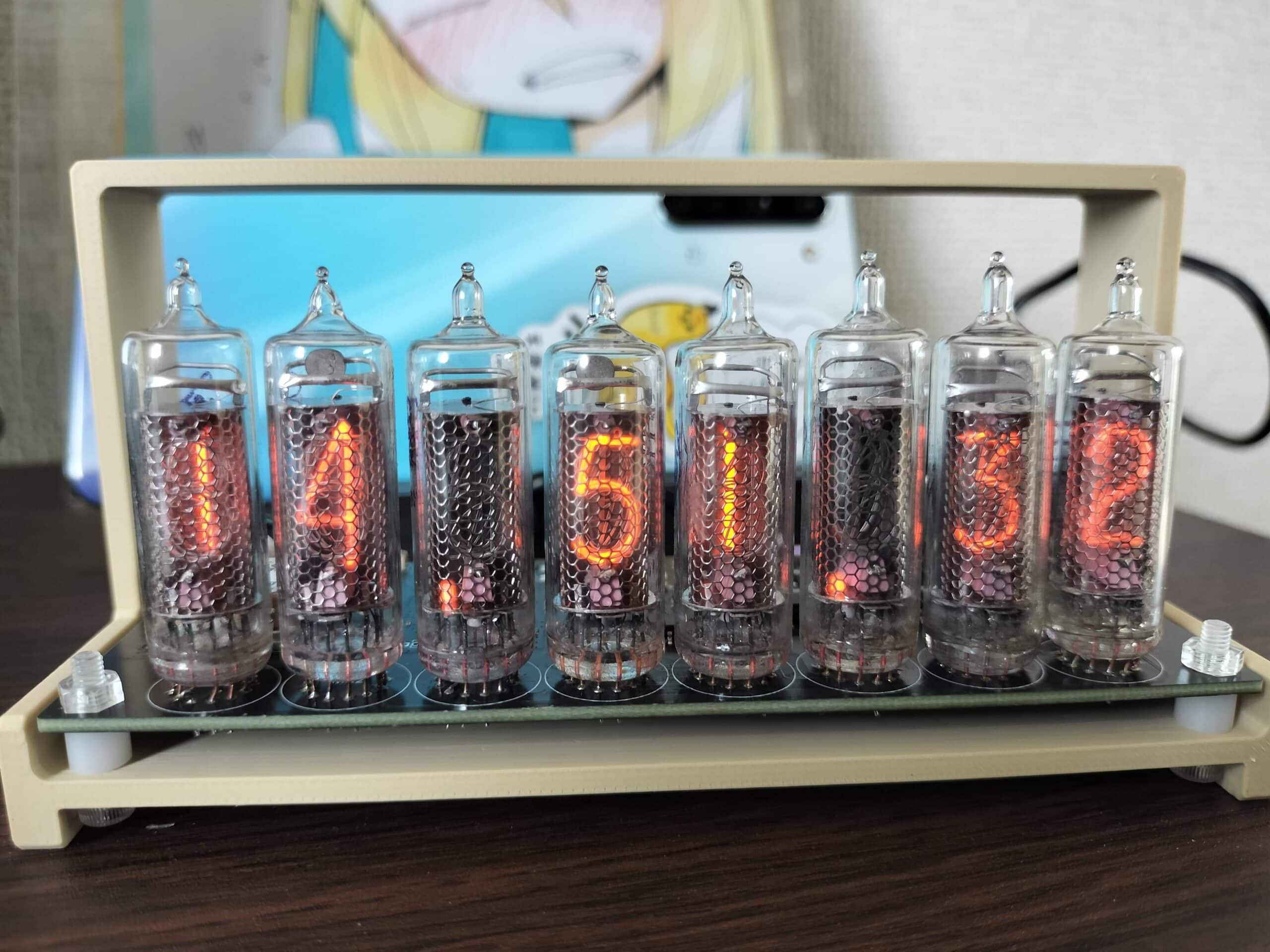 ニキシー管時計 パタパタ時計エミュレート IPS液晶 【公式通販】