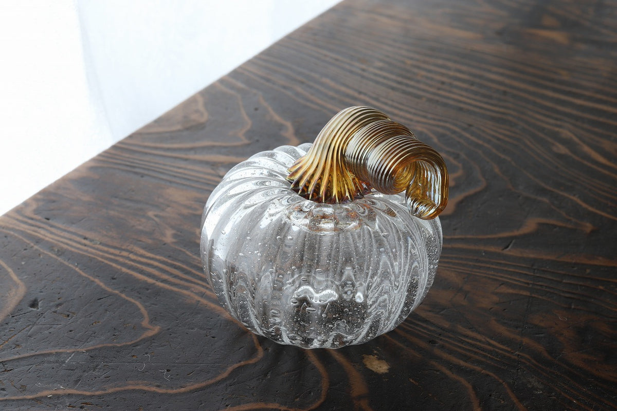 カボチャ型ガラス装飾品 財富丰收 カボチャ型ガラス装飾品 財富丰收