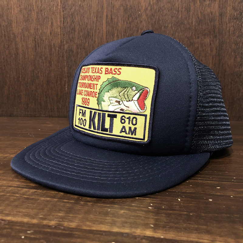 Old Sports Fishing Mesh Cap Texas Bass Championship Snap Back Free