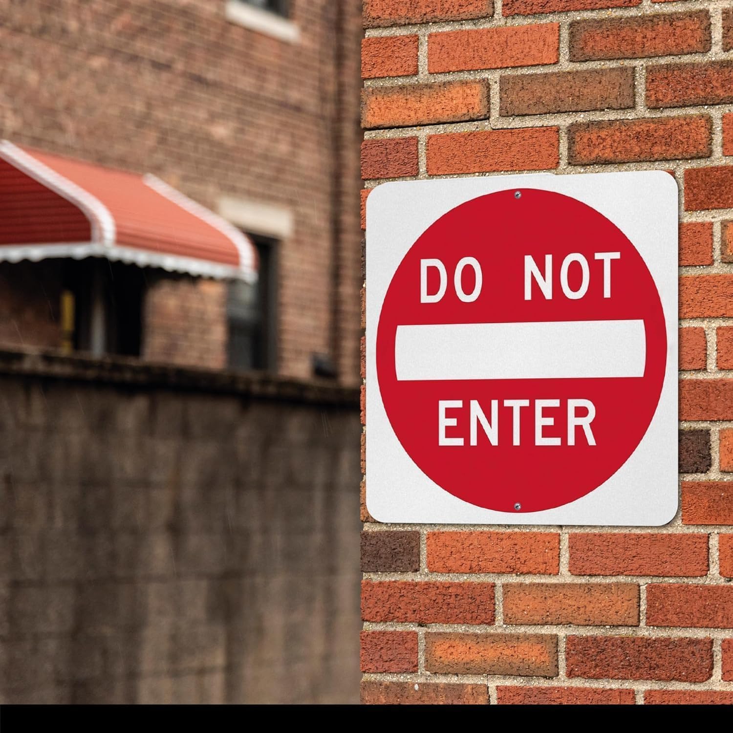 Do Not Enter Sign Aluminum - 24x24 - 60 MIL – Olanzu