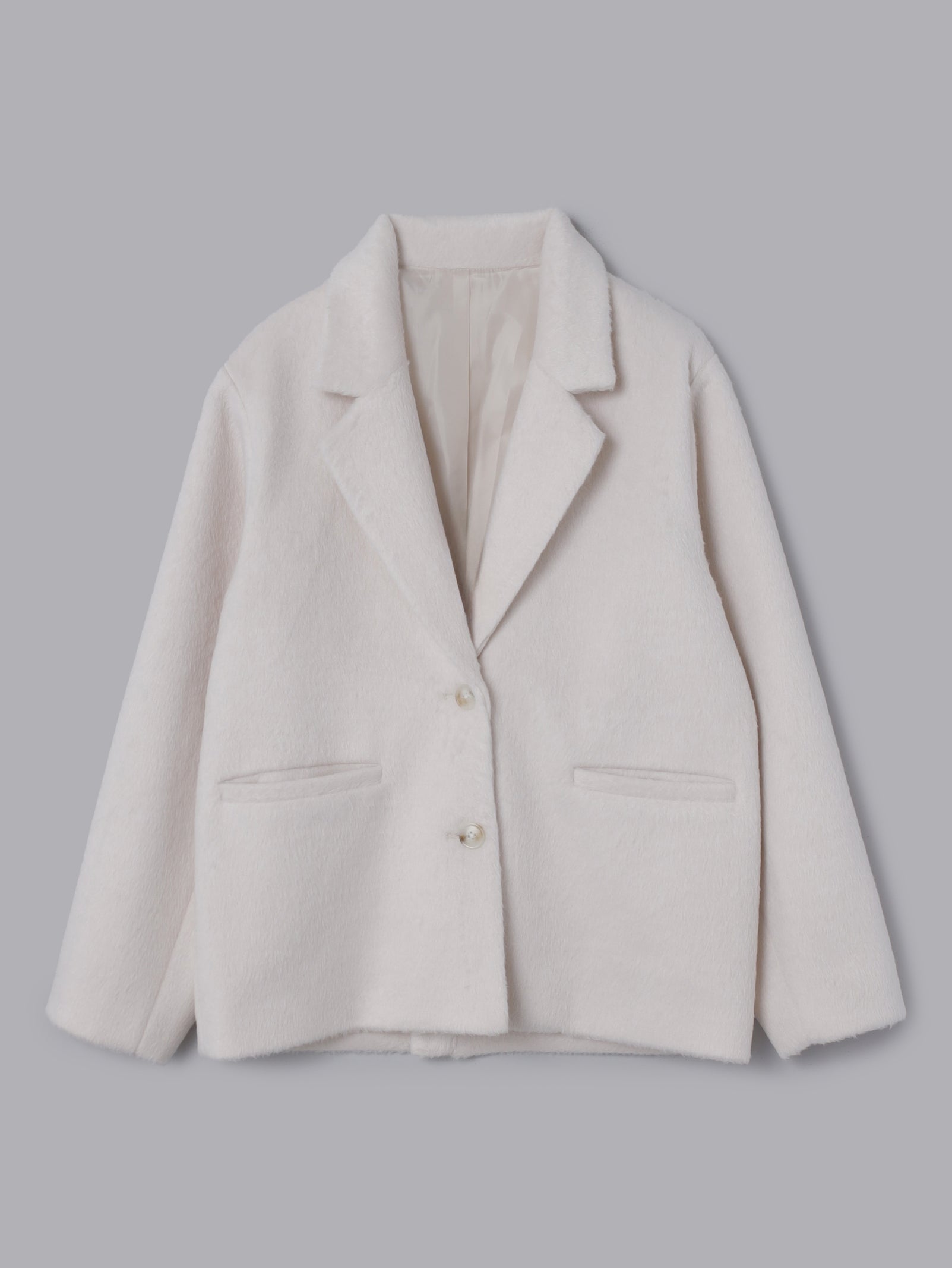 シャギーテーラードジャケット[セットアップ可能]