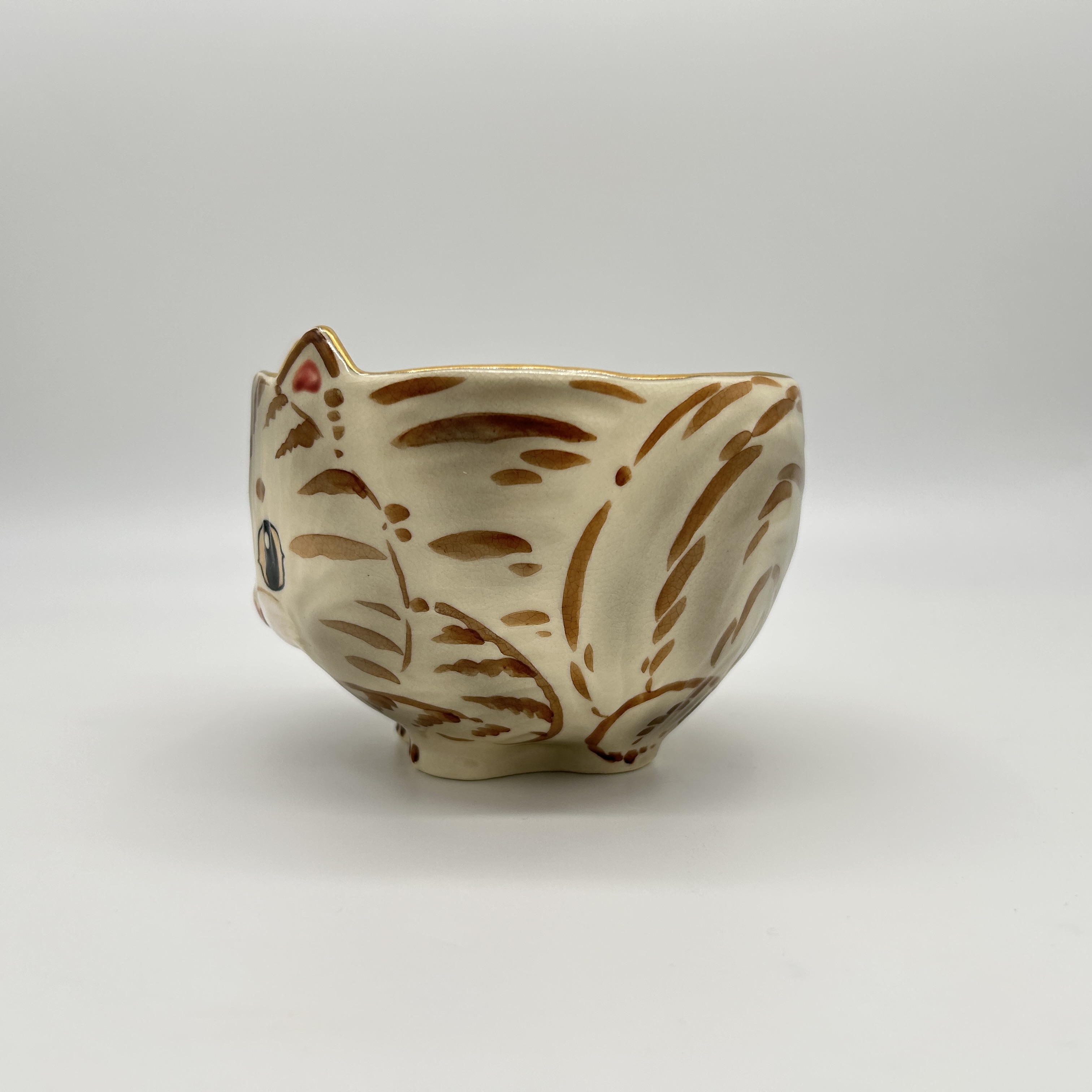 美しい古美術◼️蔵からかなりステキな古唐津の抹茶茶碗が出て来ました