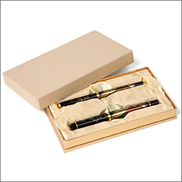 漆芸万年筆&ボールペンセット 赤富士☆日本土産（みやげ）や記念品に