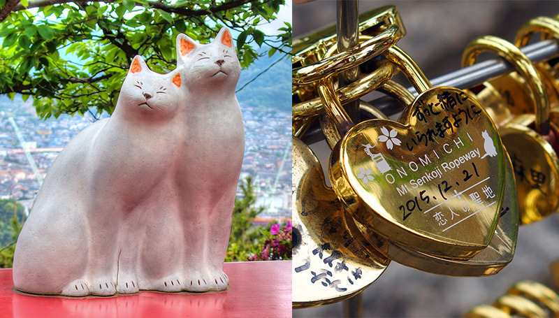 恋人の聖地（こいびとのせいち）＠千光寺公園