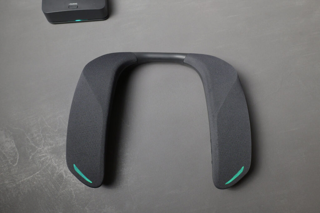 ワイヤレスに進化したゲーミングネックスピーカーSC-GNW10を実機