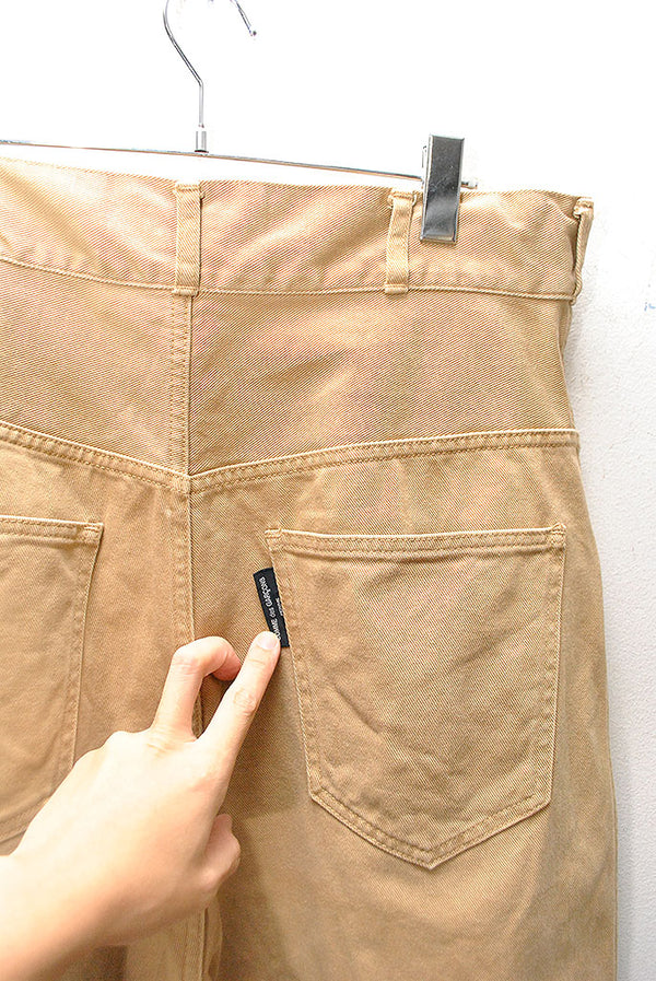 COMME des GARCONS HOMME コットンタックサルエルパンツ