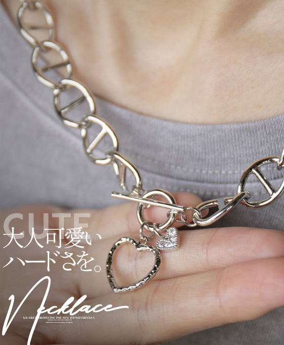 COMPLE 「日本一心」 2024/ピースハート シルバーネックレス