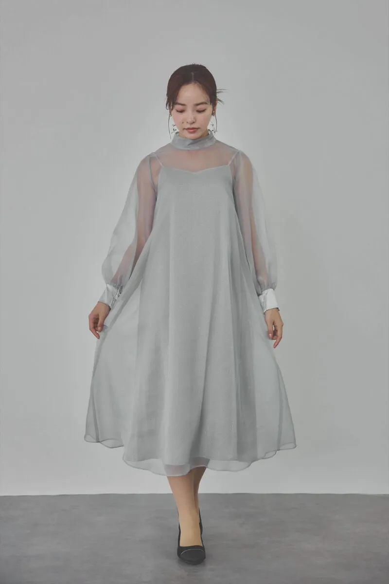 サックスのマットカルゼオーガンドレス[M,マタニティ] kaeneのレンタル