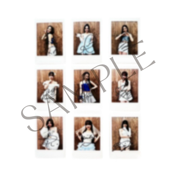 ミイヒ サイン入り写真とメッセージカードセットAWAKEオンラインくじ