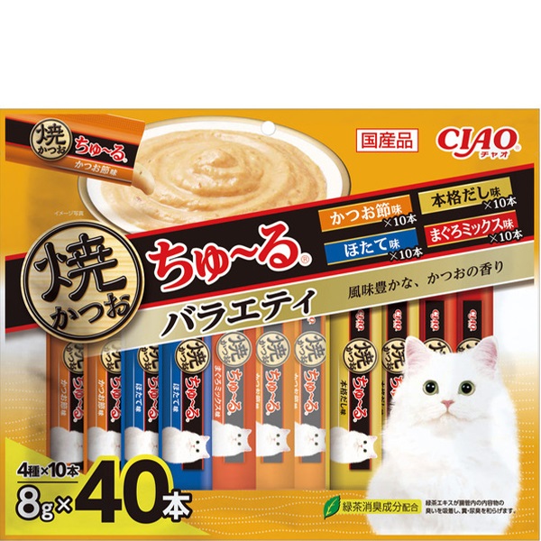 480本セット いなばチャオちゅーる まぐろ海鮮バラエティ 4箱 2027.8