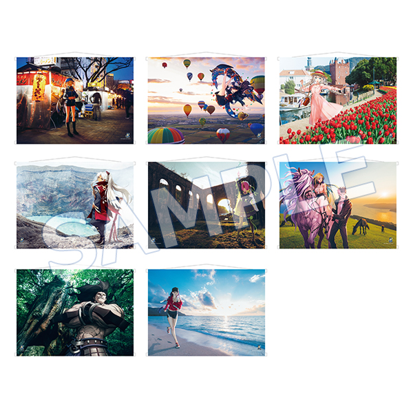 香川県 セイバー/宮本武蔵 B2タペストリー 中国・四国ver. 香川県