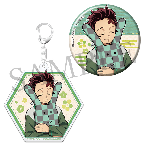 鬼滅の刃 缶バッジ＆アクリルチャームセット（全8種）