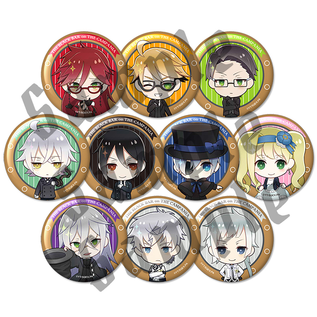 黒執事 セバスチャン 缶バッジ 50点 黒執事 セバスチャン 缶バッジ 50