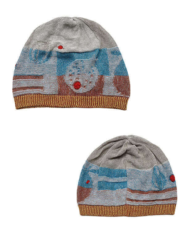 M.& KYOKO ニット帽 Masaki Kyoko サイズフリー 美品です M.& KYOKO