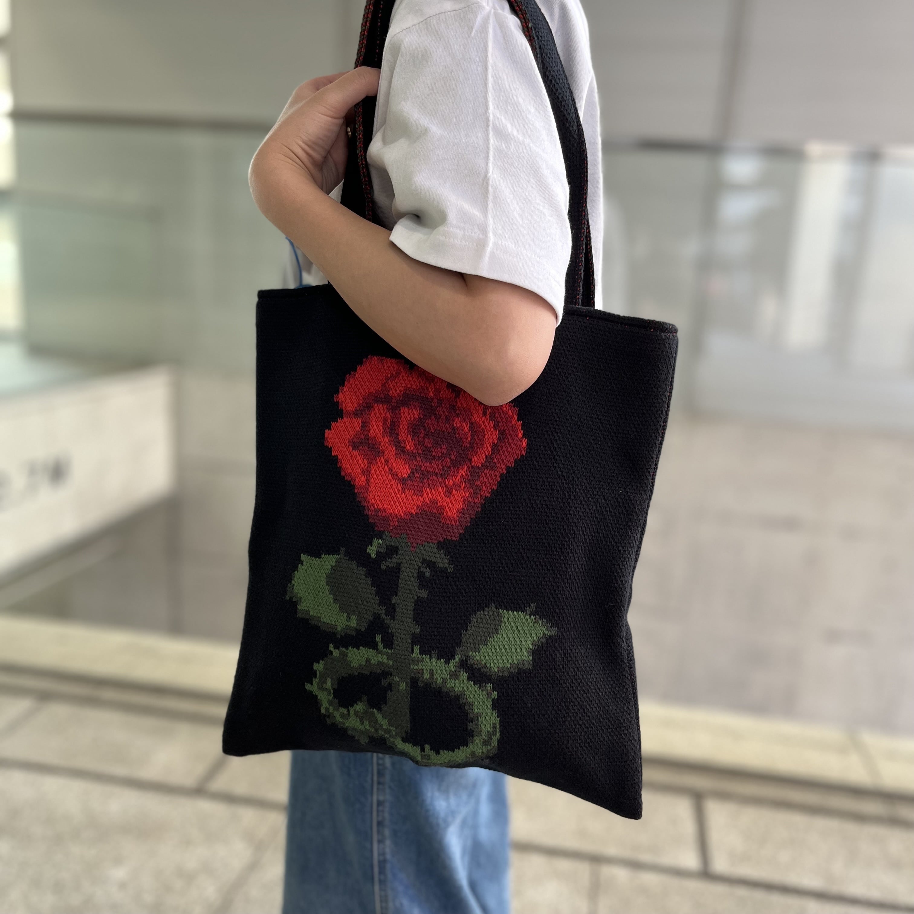 ゲルテナ展】展覧会オリジナルニットトートバッグ「精神の具現化」※9月