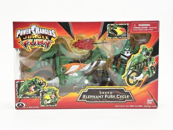 Power Rangers Jungle Fury GREEN ELEPHANT FURY CYCLE パワー