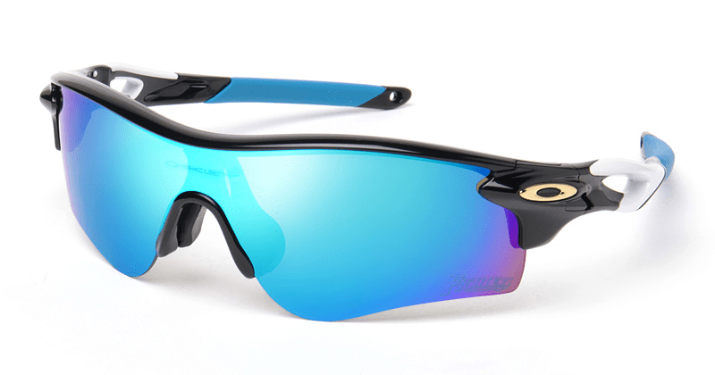 Oakley スポーツサングラス 青色レンズ オークリーのサングラス】快適