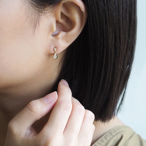 K18YGダイヤモンドピアス | ポンテヴェキオ公式オンラインショップ