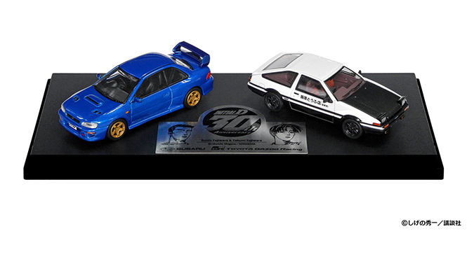 頭文字D 30th 1/64 Trueno (AE86) ＆ IMPREZA (GC8) - SUBARU