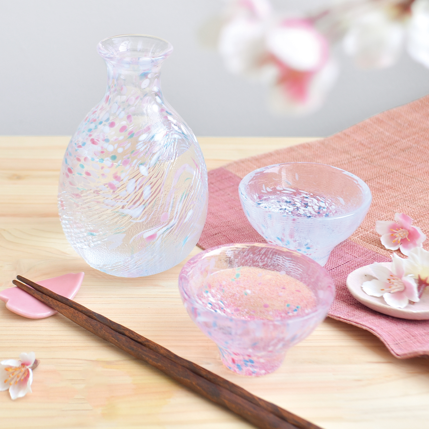 江戸ガラス幕末期鉛ガラス徳利完品