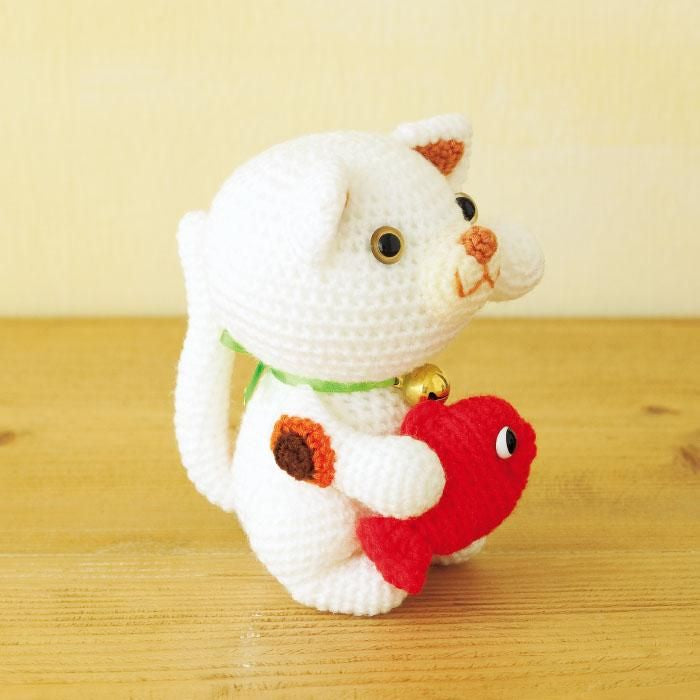 編み物 あみぐるみ | 招き猫 (DLknit0020） | ダウンロード販売