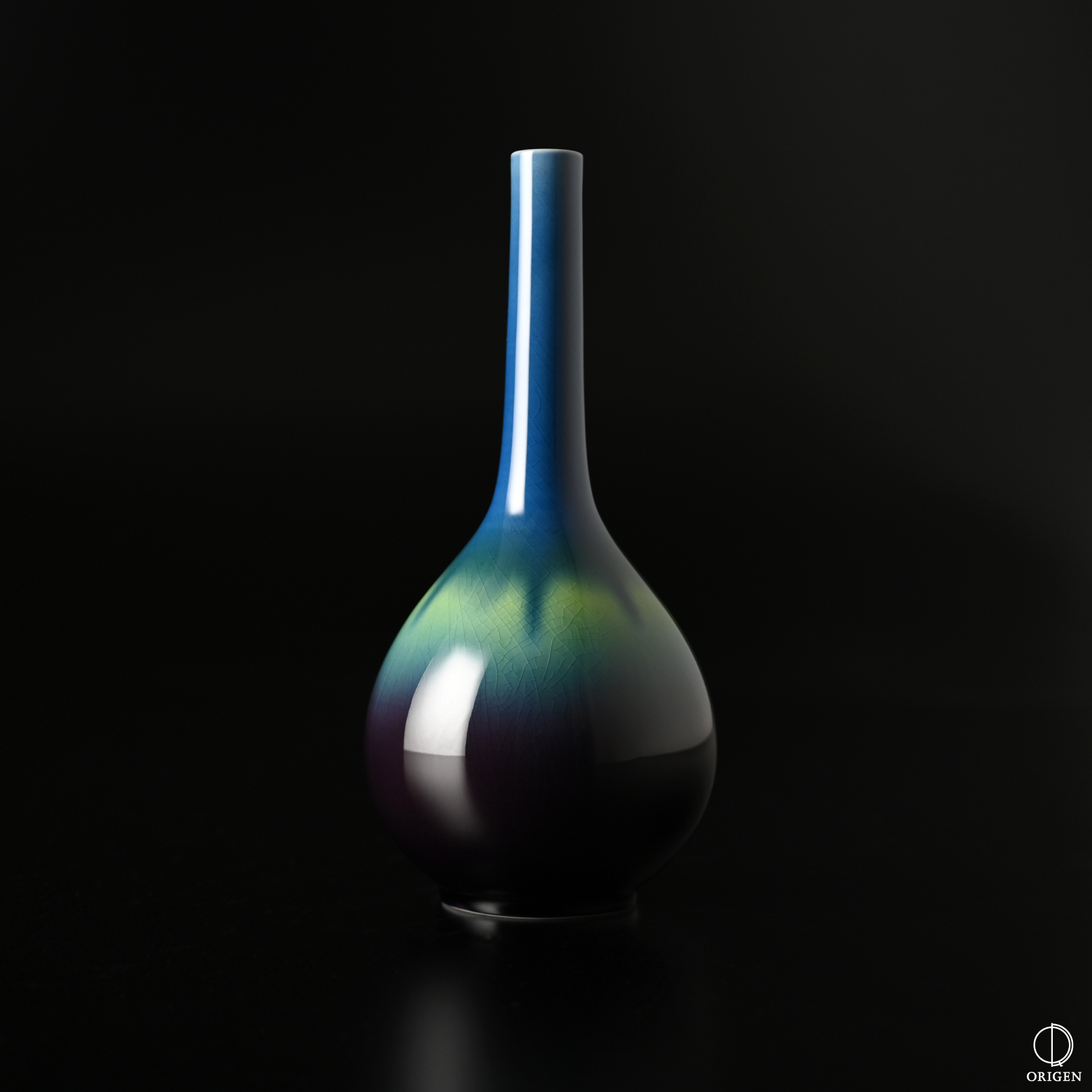 骨董品買取実例・実績 - 人間国宝 徳田八十吉｜花入 - ORIGEN