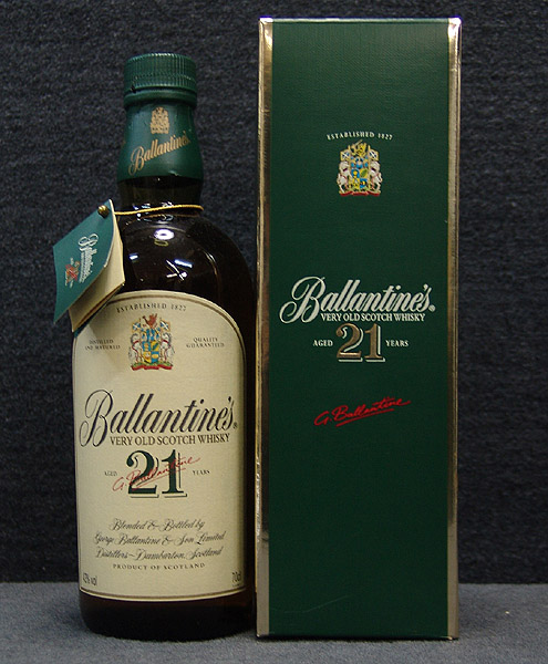 古酒 未開栓 バランタイン21年 陶器ボトル Ballantine's 古酒