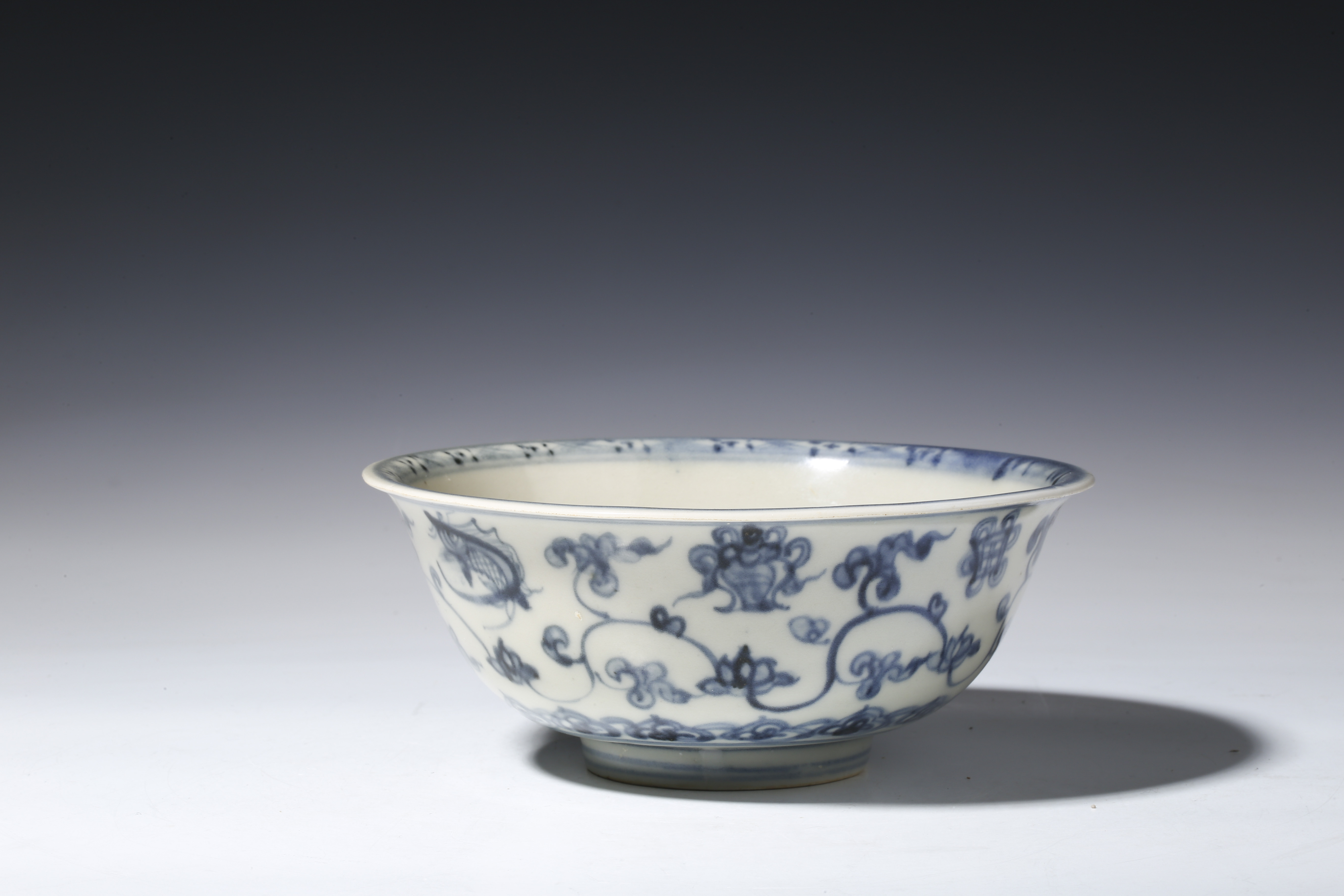 中国明時代染付お茶碗 中国明時代染付お茶碗 中国明