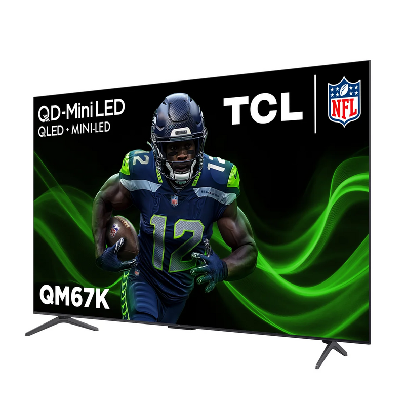 TCL QM67K Series / 4K HDR / 144Hz / QD-Mini LED Smart TV - Open Box (1