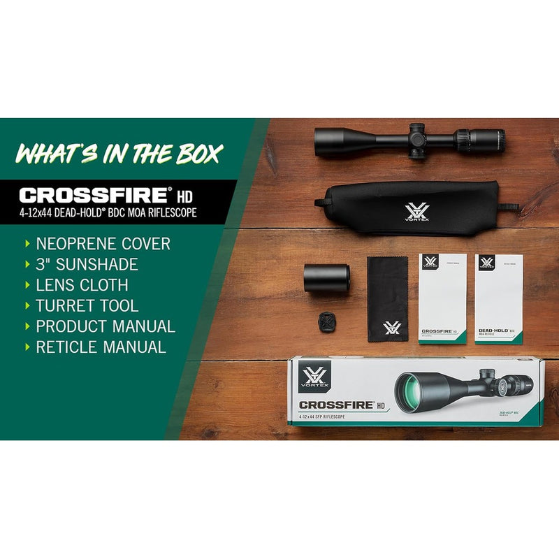 Vortex Optics Crossfire HD 4-12x44 Riflescope