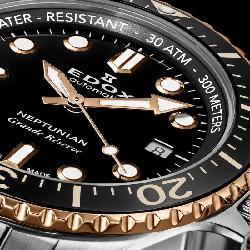 80801-3NRM-NIR - ネプチュニアン グランデ リザーブ デイト