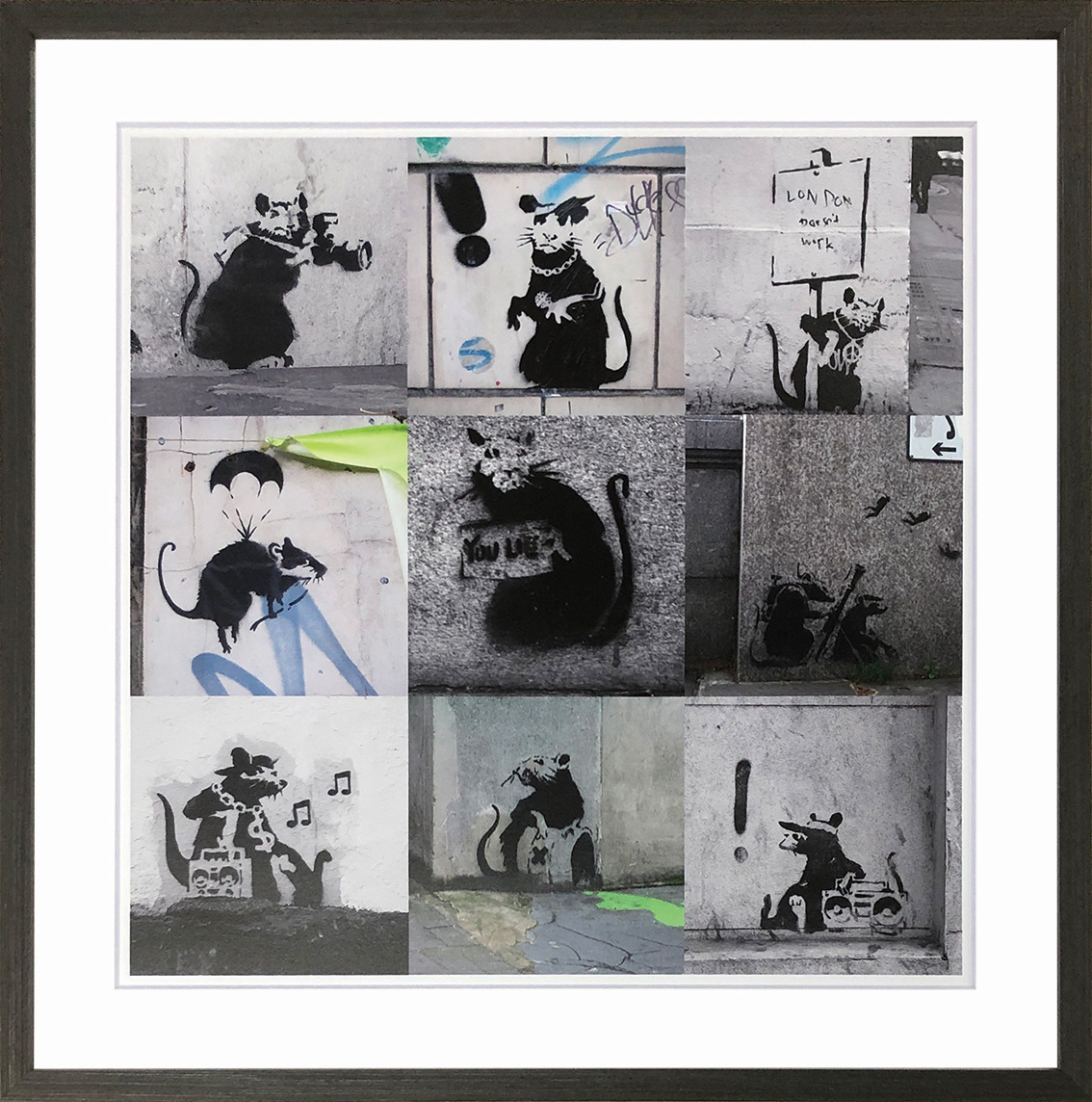 額装品/banksy bristol 2009/バンクシーHanging