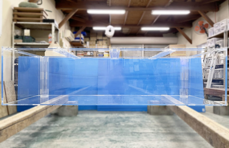 オーダーメイド水槽&濾過槽】アロワナ用超大型OFアクリル水槽・濾過槽