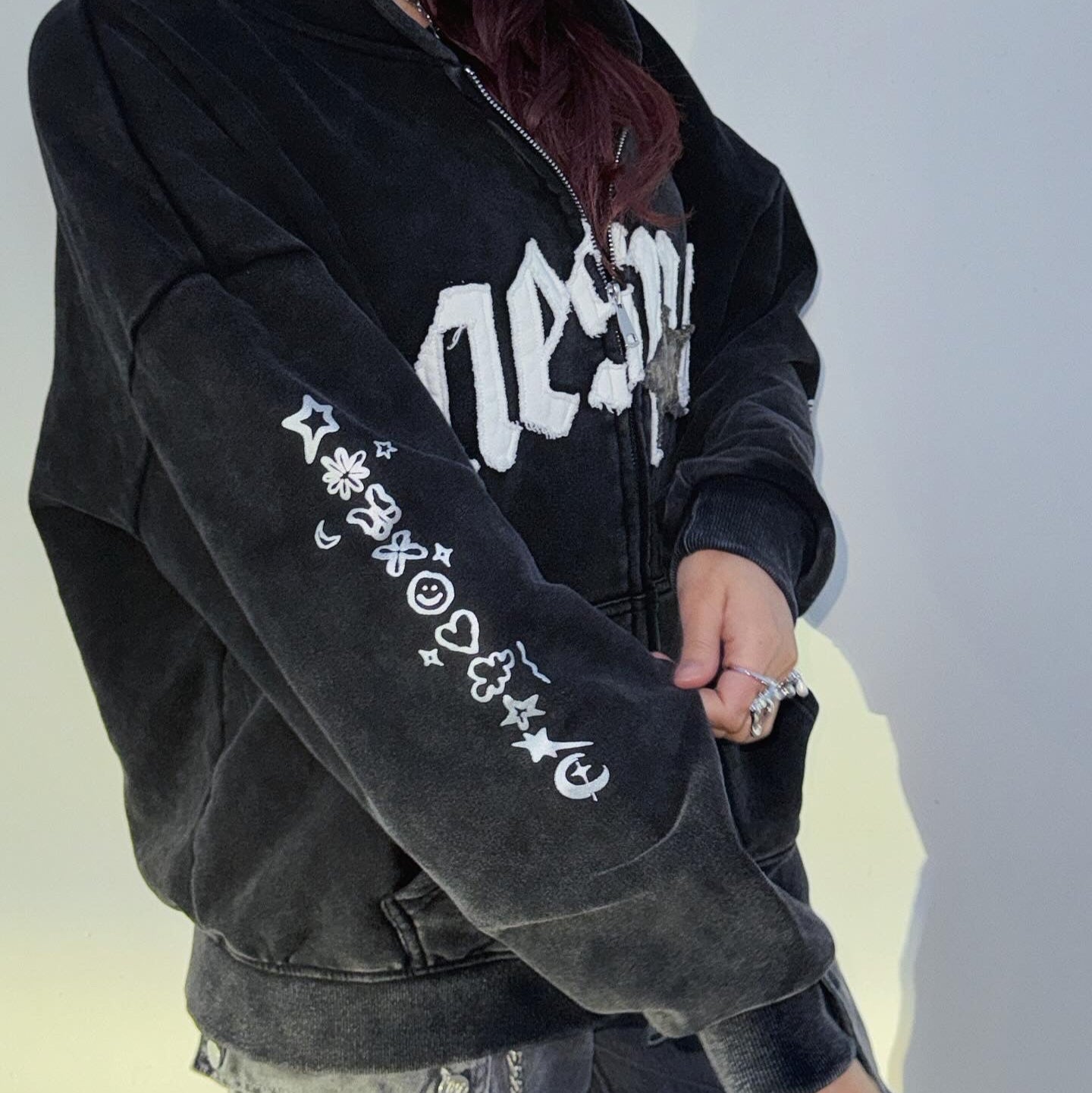 aespa ジップアップパーカー L ジップアップパーカー | SMTOWN