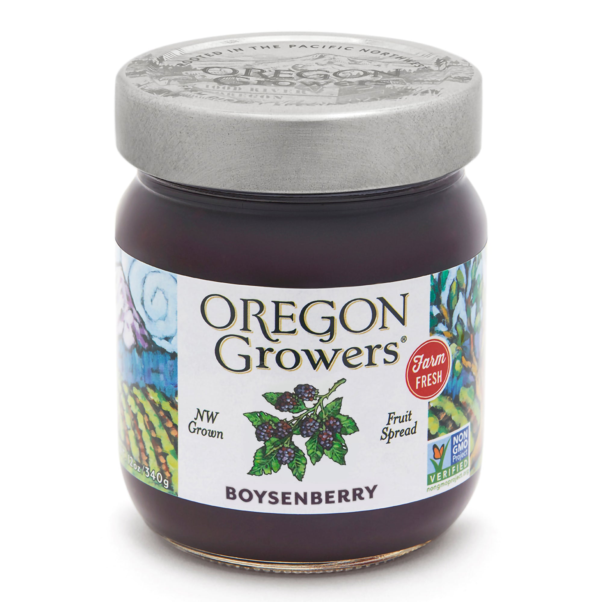 Boysenberry Jam | All Natural Fruit Spread | Oregon Growers