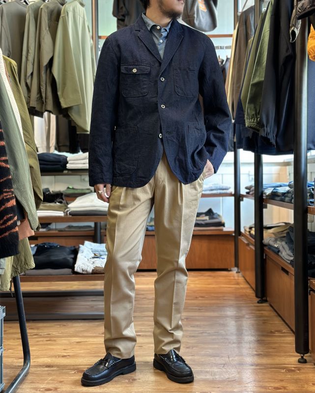 BARNSTORMER/バーンストーマー】ツープリーツドレスチノ（KHK）