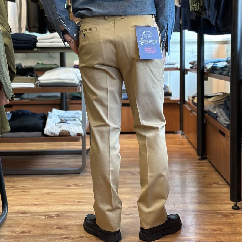 BARNSTORMER/バーンストーマー】ツープリーツドレスチノ（KHK）